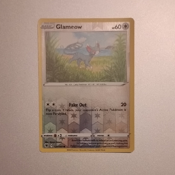 glameow pokemon card Glameow 108/156 Common main image 0